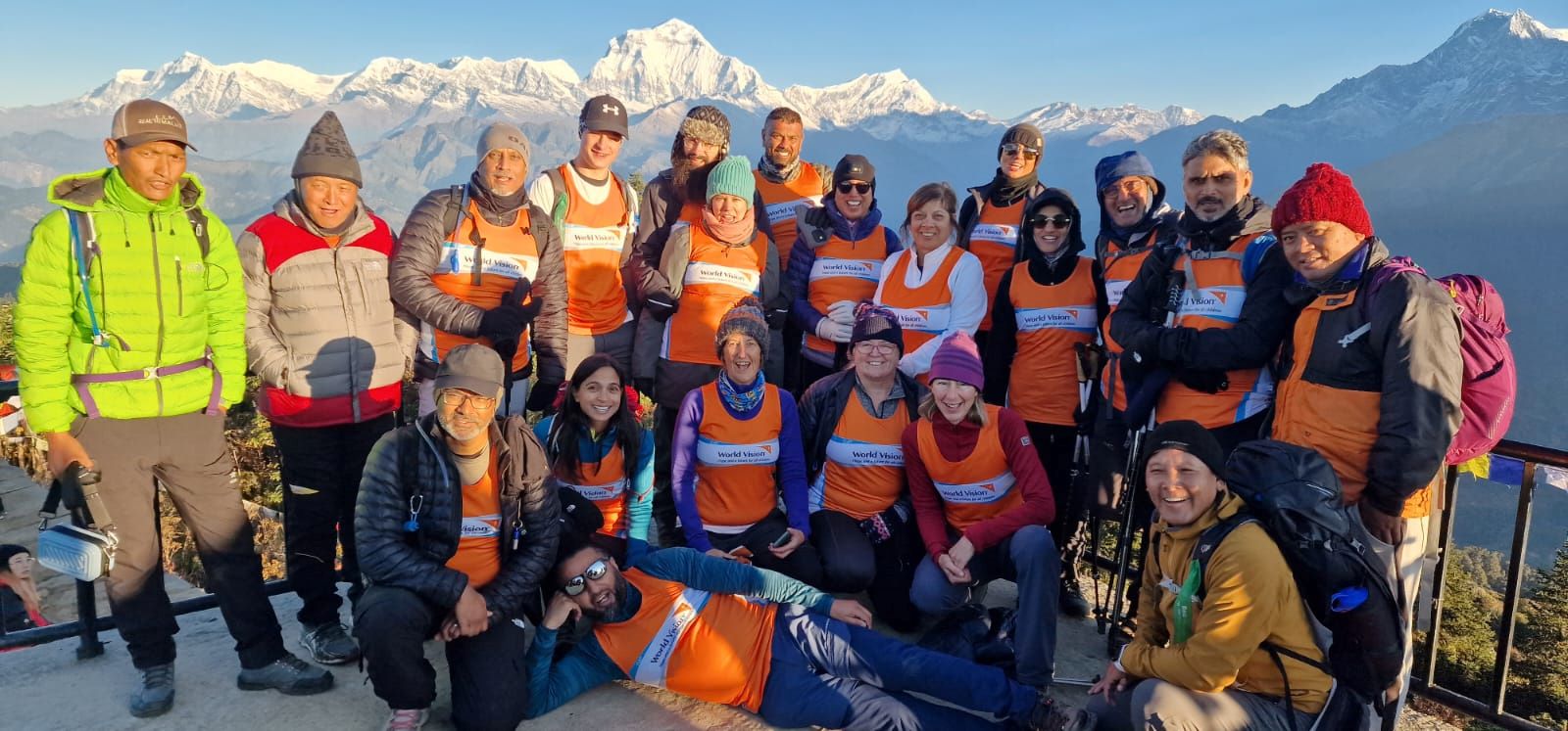 World Vision UK trekkers in Nepal