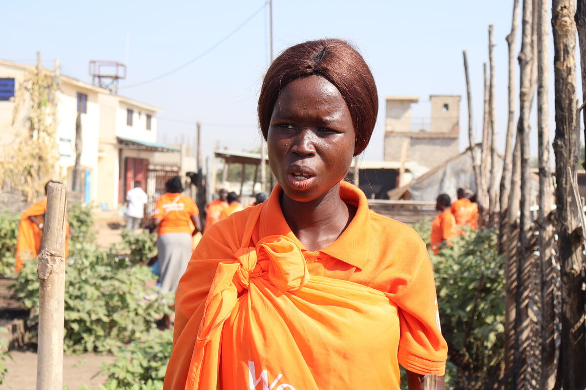 Lady who leads the group