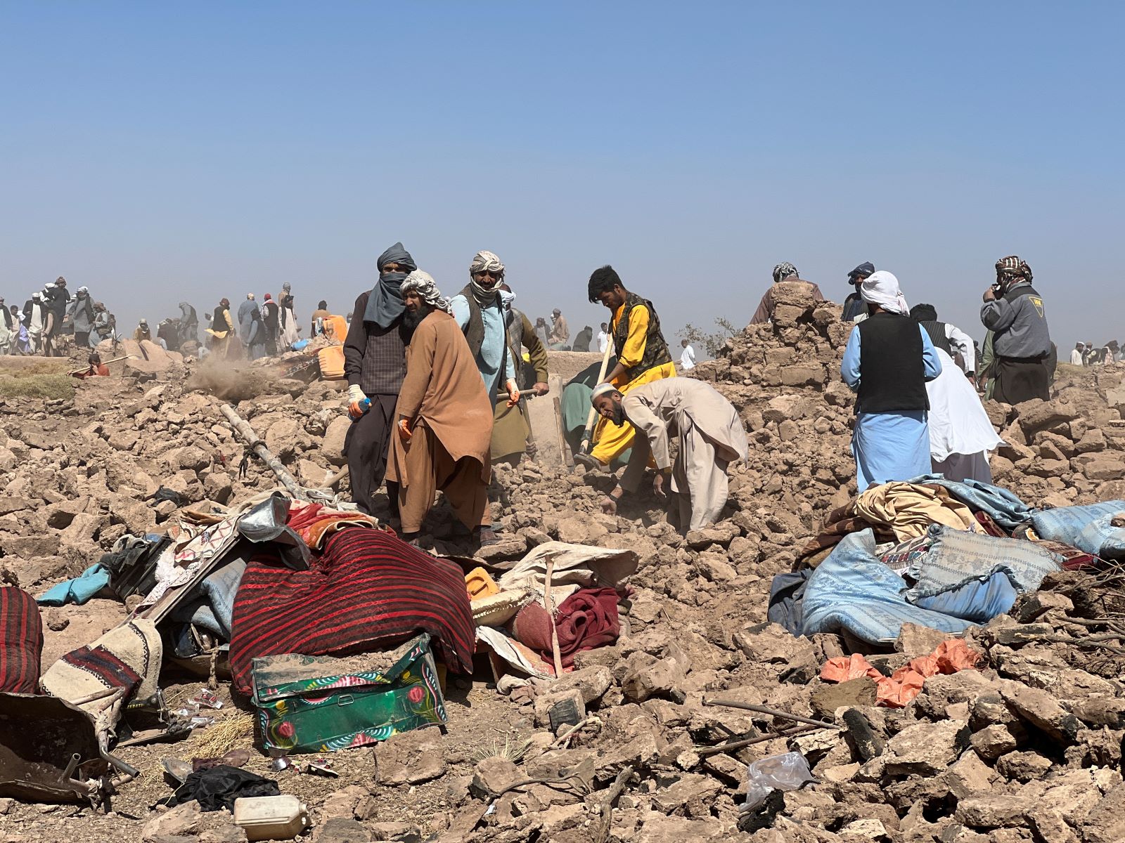 Looking through the Afghanistan earthquake rubble