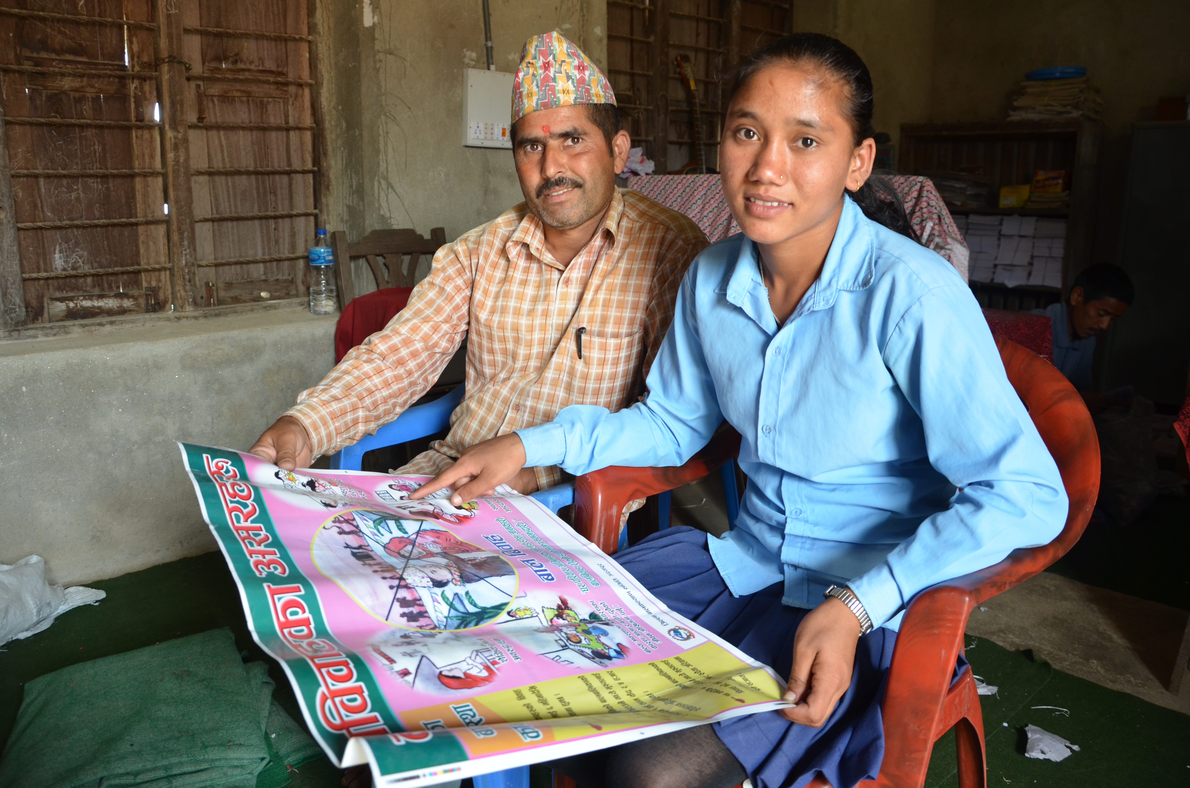 Mother and father in Nepal