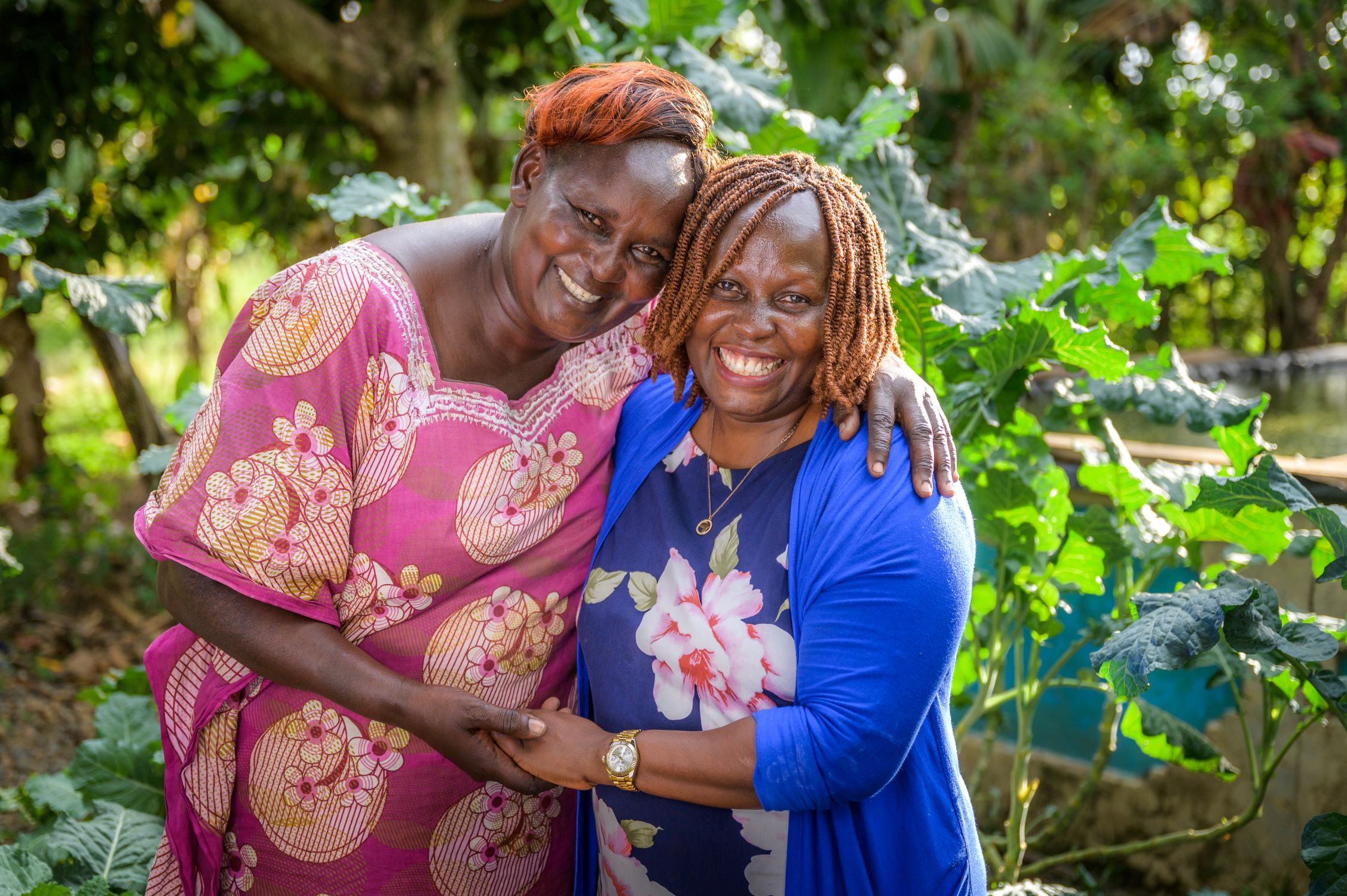 Two Kenyan women smiling