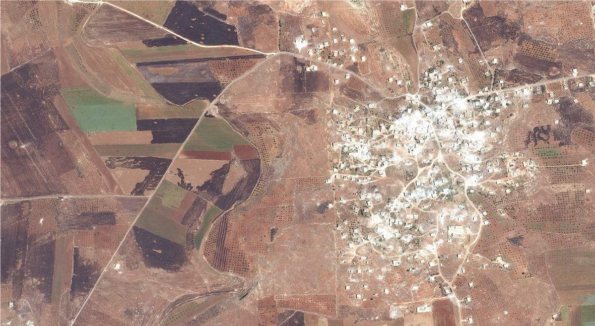 Satellite images reveal the destruction in Syria over the course of the civil war