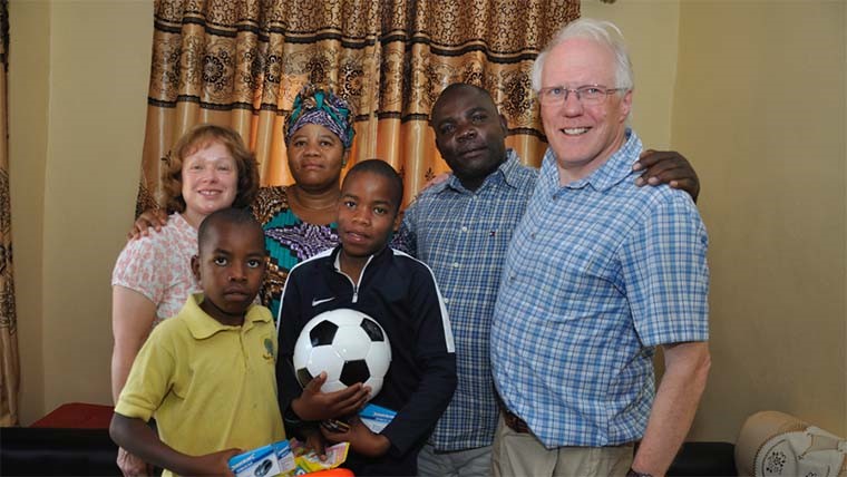 Meeting my sponsored girl and her family