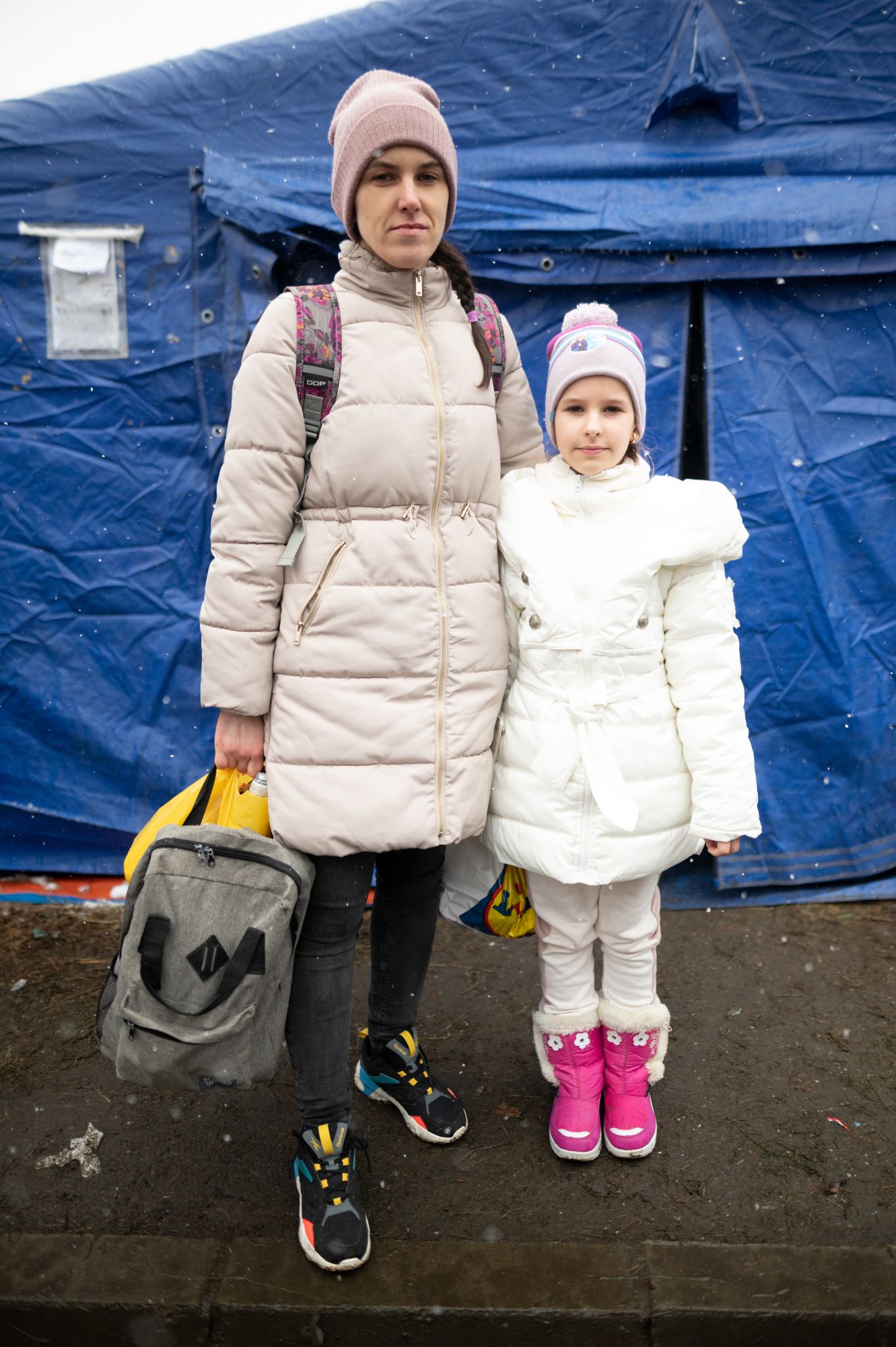 Kristina and Sofia fled the Ukraine, now refugees