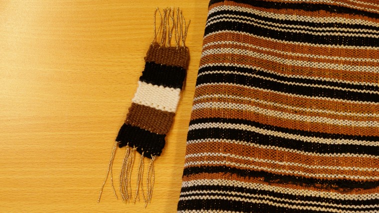 Step 5: Remove the bookmark from the loom