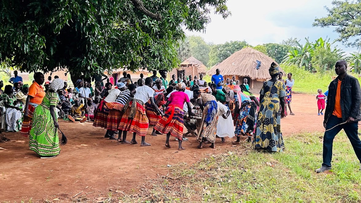 Ugandan people dancing