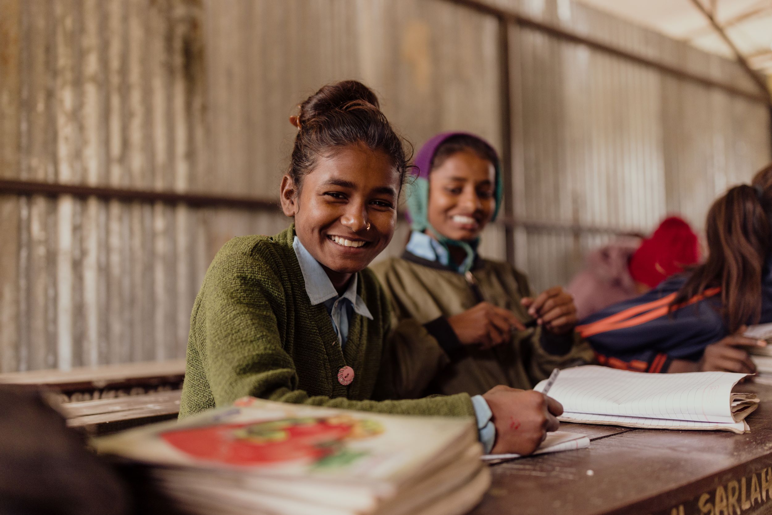 For a short time, Chandrika, now 14, missed school because of food insecurity