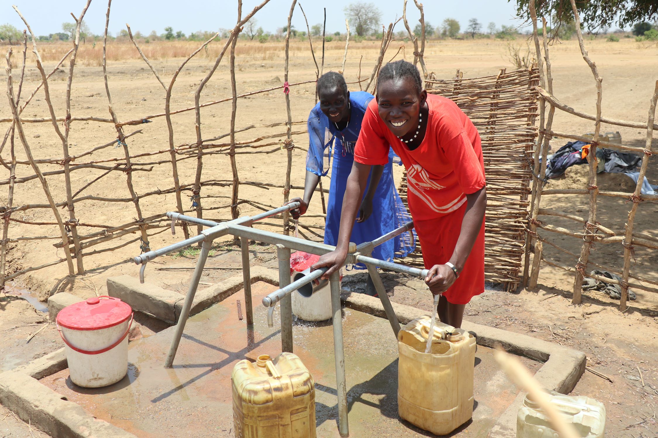 Women thrilled with new water facilities