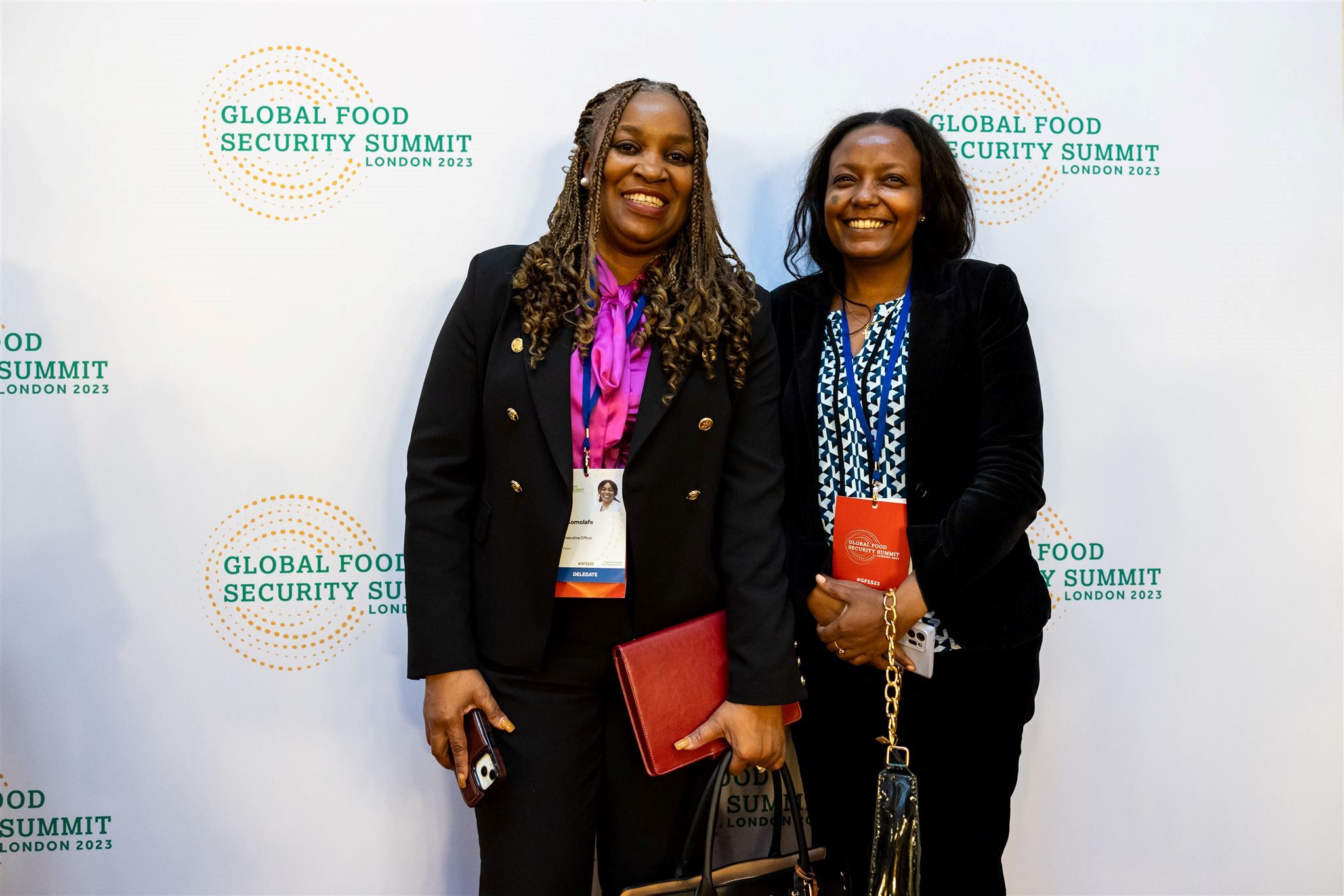 World Vision CEO with Director of Food Security Coordination Directorate