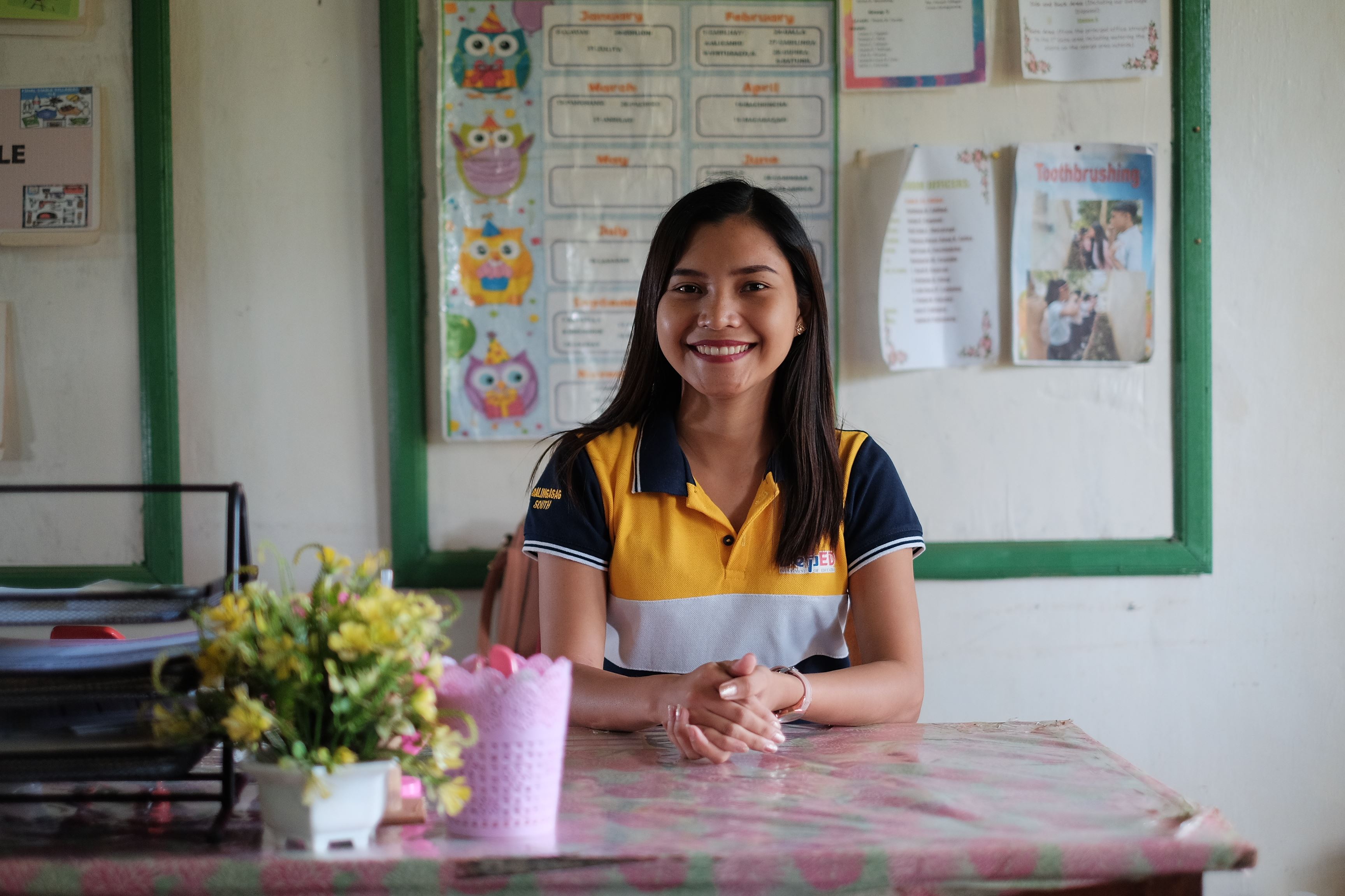 Mary, a former sponsored child
