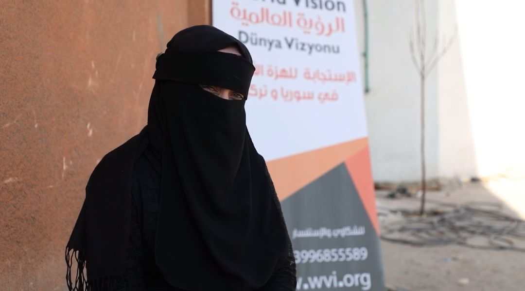 A lady who was made homeless by the earthquakes