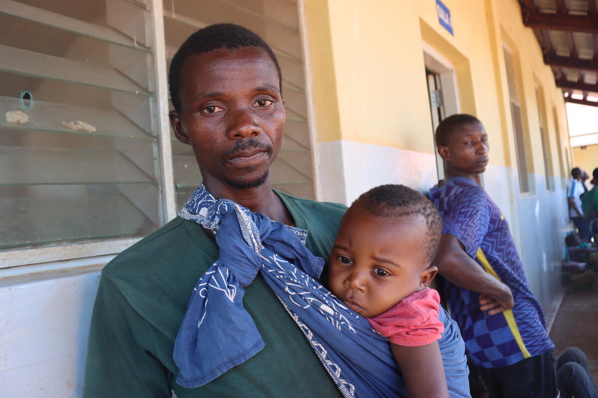 Father and child from Mozambique