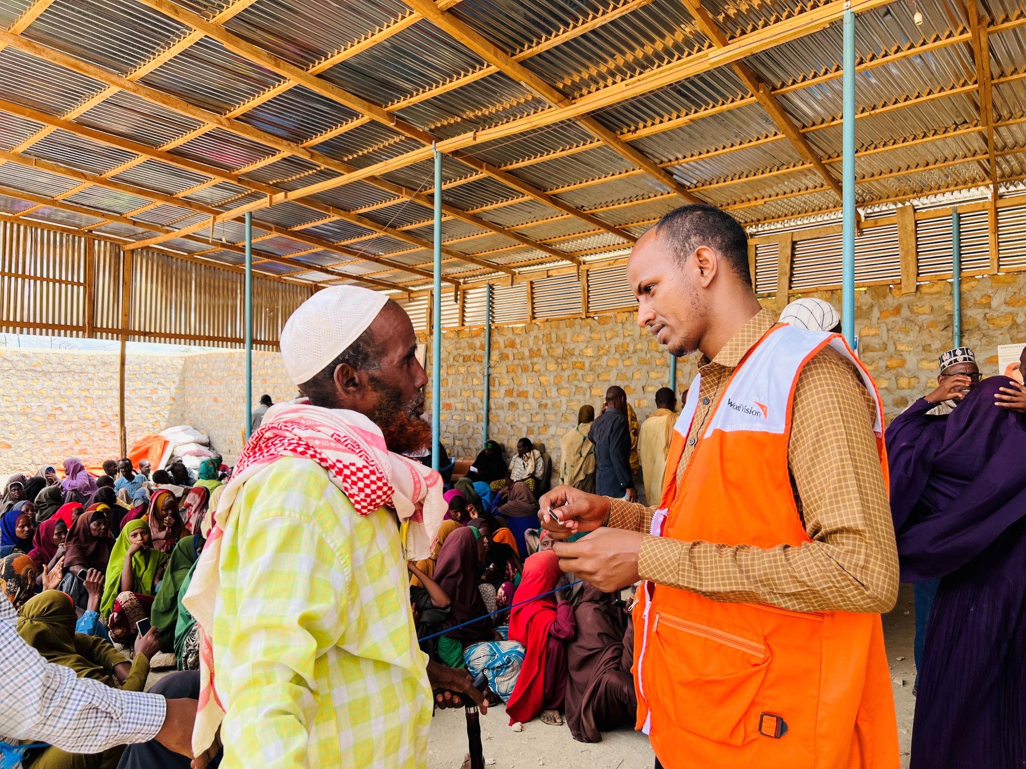 World Vision staff helping those in Somalia during global hunger crisis