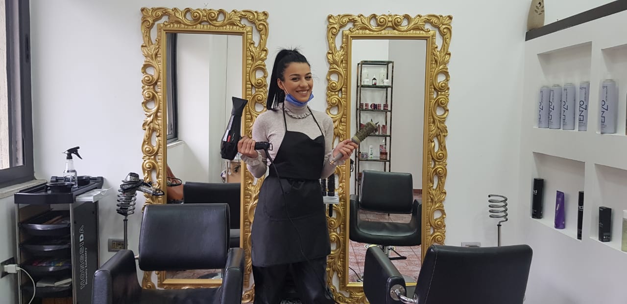 With the support of her family, but also with the support of World Vision over the years, Bukurie managed to realize her big dream; opening of a beauty salon of her own