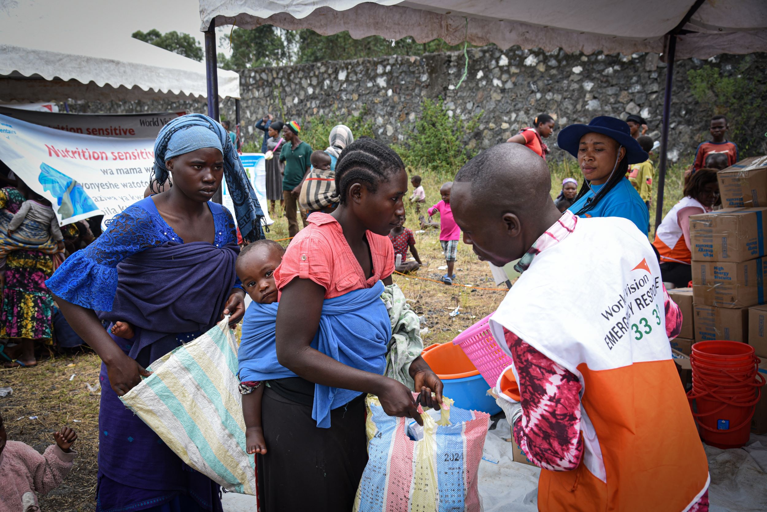 People receiving food assistance in Democratic Republic of Congo