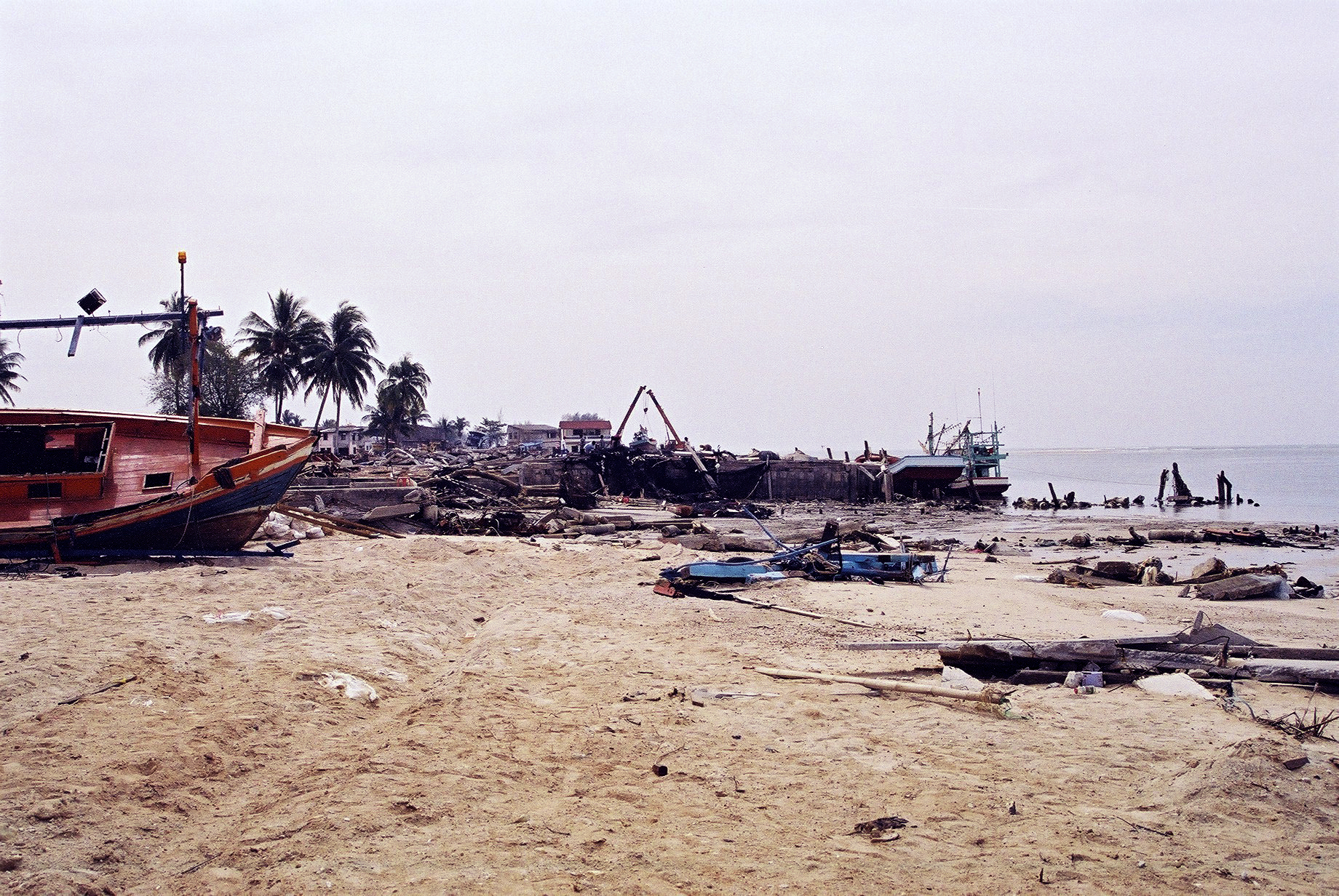Baan Nam Khem: More than 4000 people were left homeless and have sought refuge at a nearby Internally Displaced Persons Camp. 