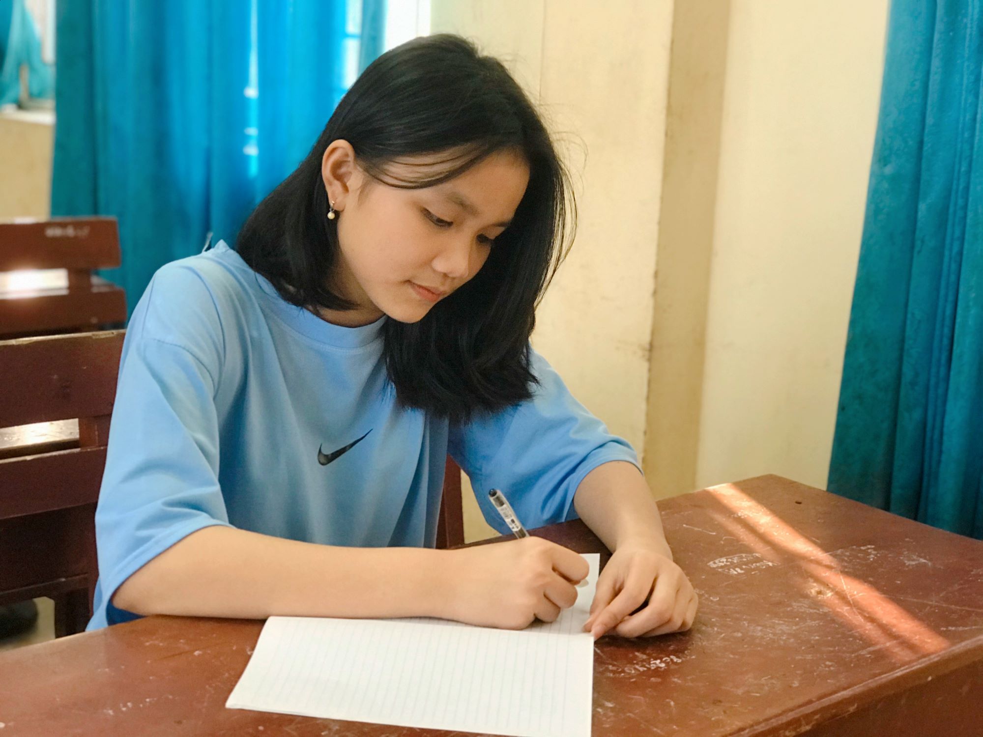 Vietnamese student Thu