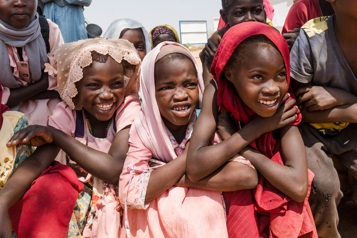Sudanese refugee children 