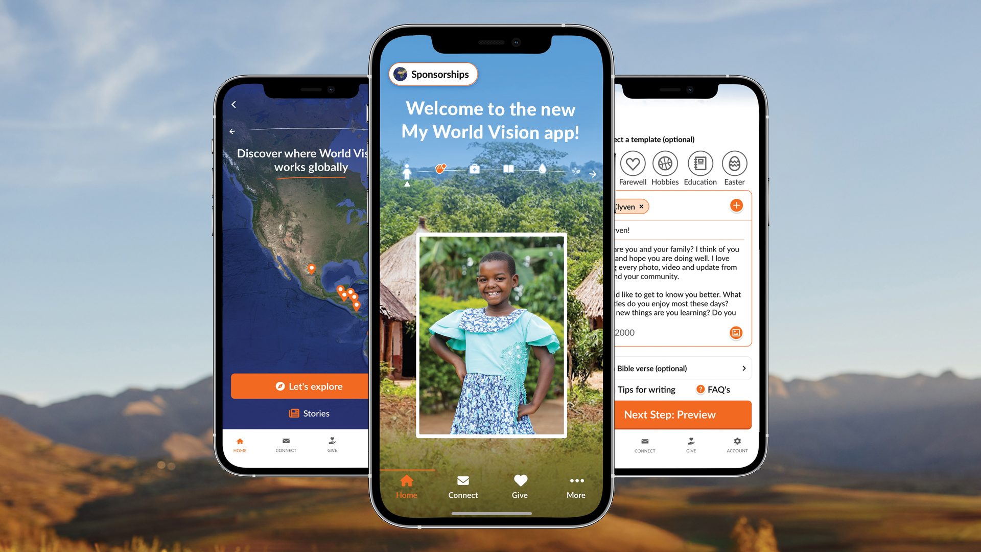 Download the My Sponsorship app to find out more about your sponsored child, how your donations are making a difference, and to keep in touch with one of our easy to use letter writing templates.