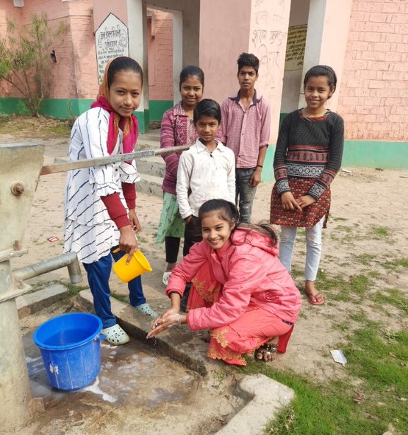 Bhojpur children hand washing